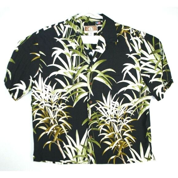 Kalaheo Hawaiian Camp Shirt Size‎ Medium Rayon Made in USA 🇺🇸 - Picture 1 of 3
